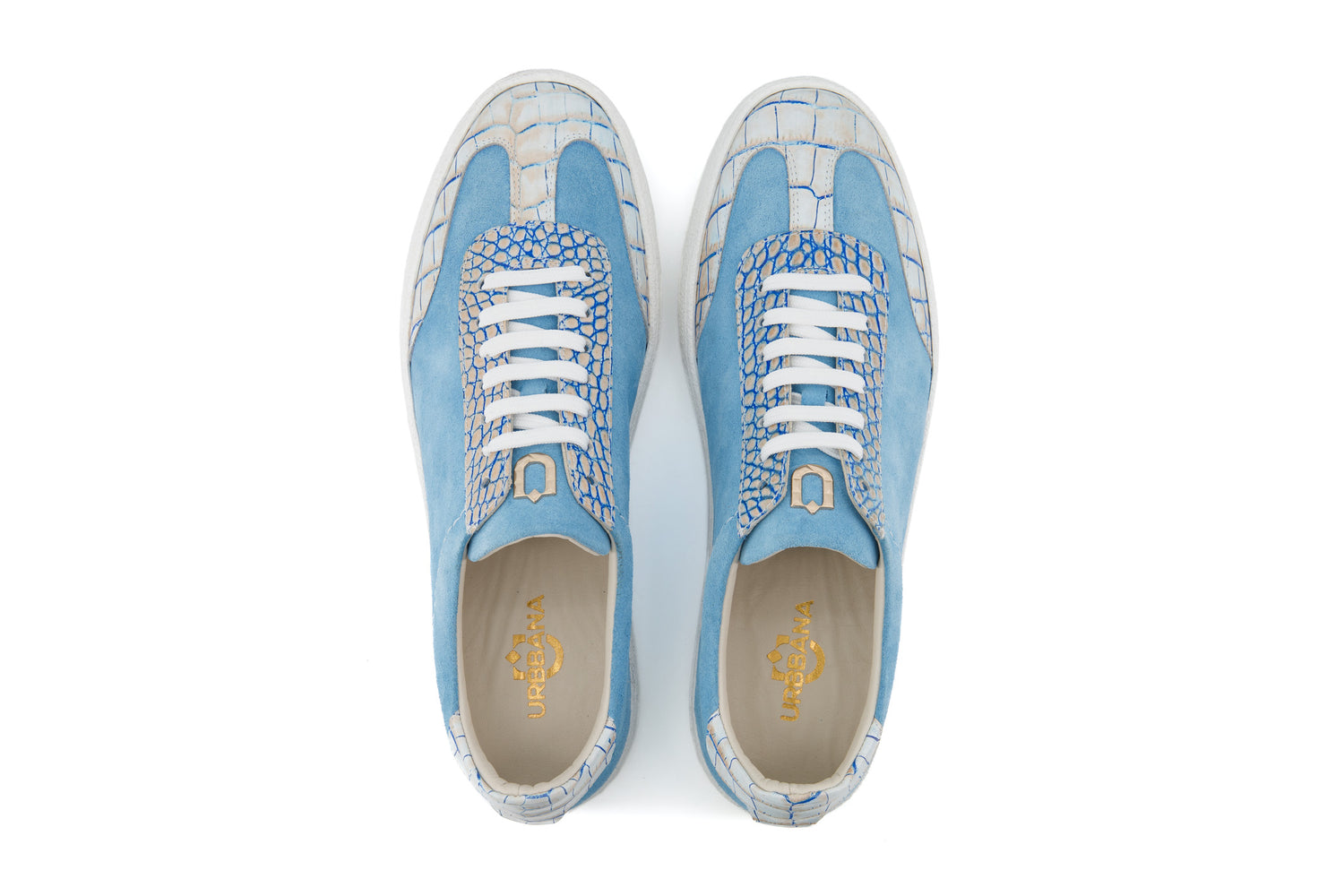 Blue Leather Shoe- Urbbana