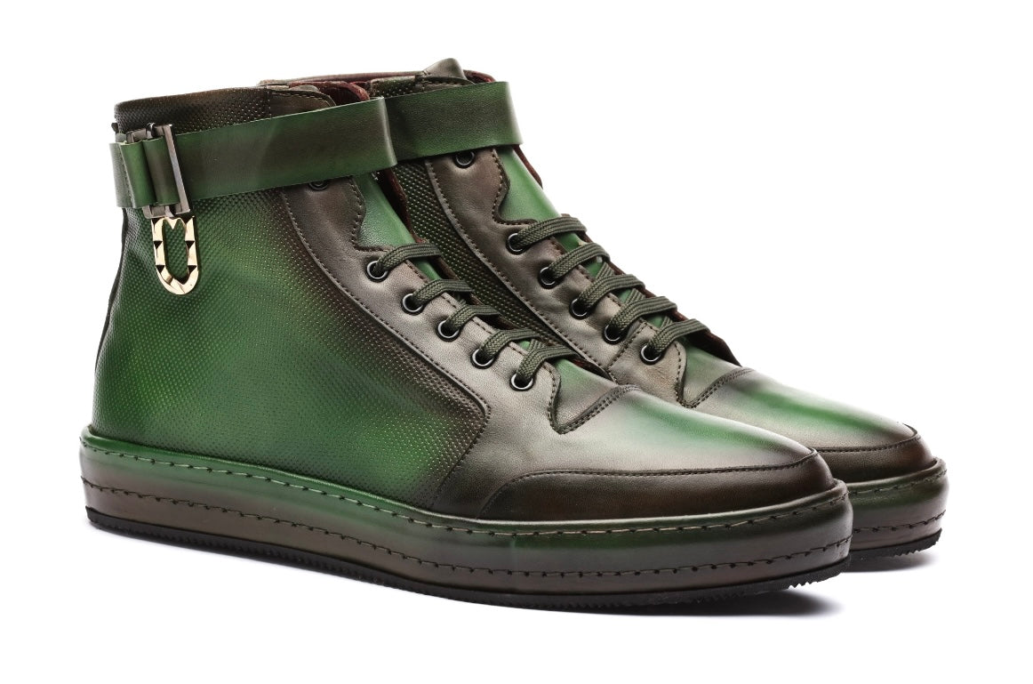 The Green High Top Sneakers - Sneaker by Urbbana