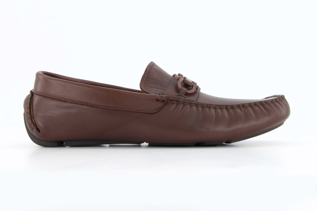 Portofino Driving Loafers - Brown - Loafers by Urbbana