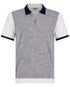 Athens cotton/linen - White & Grey - Smart Casual Style
