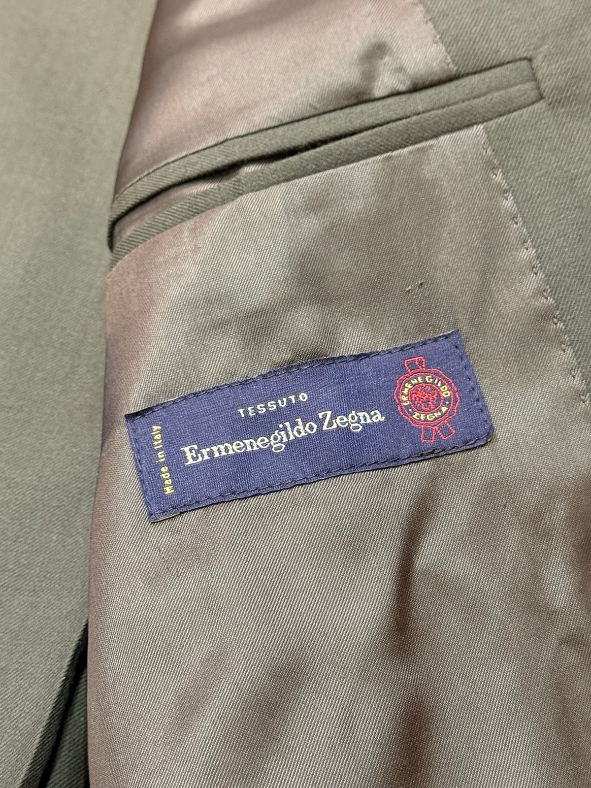 Pietro Zegna Cloth Suit - Dark Charcoal - Made in Italy