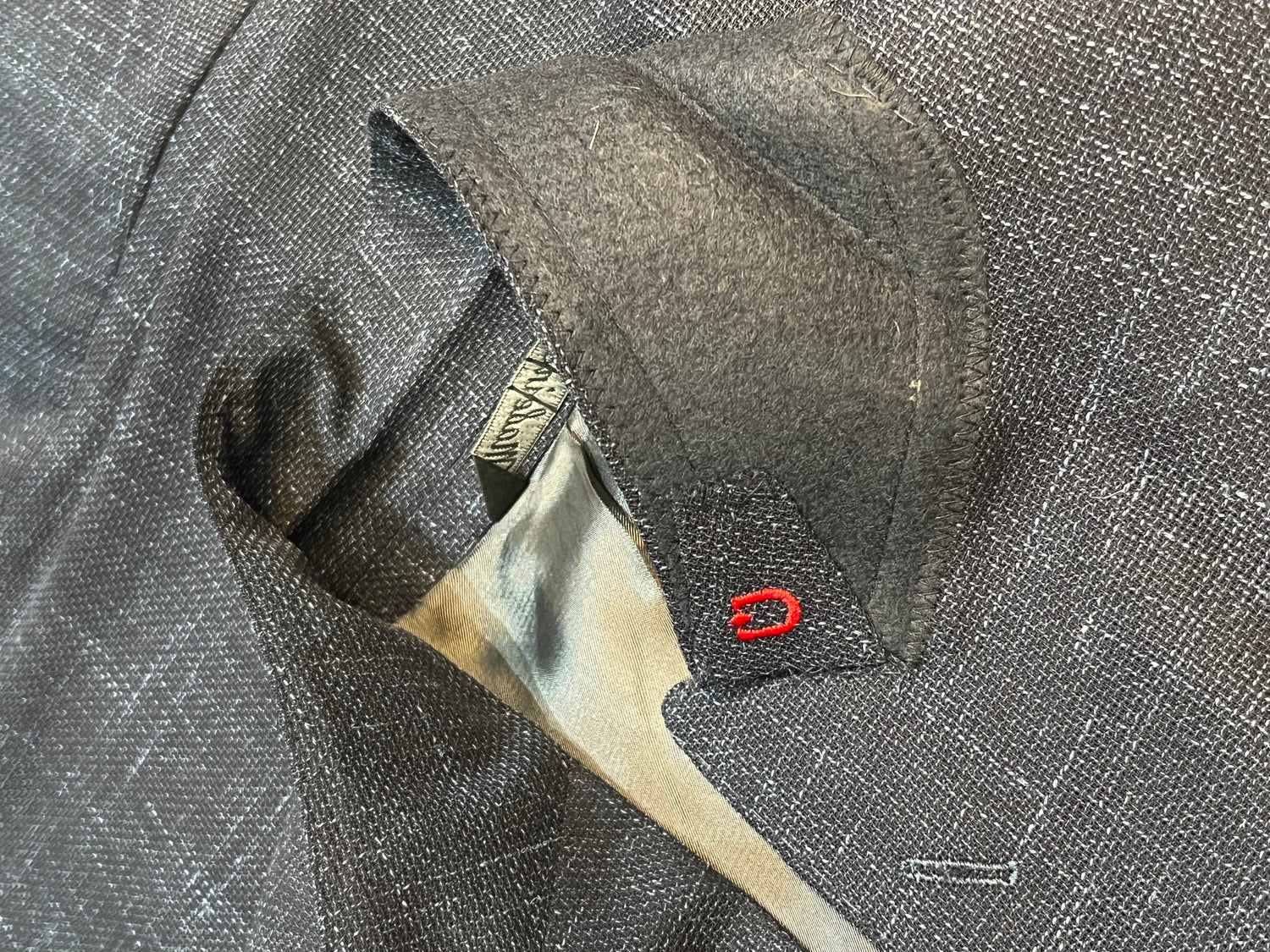 Augustus Loro Piana Linen Cloth Suit - Dark Navy - Made In Italy - Suit by Urbbana