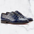 Alligator - Whole Cut - Navy - Made To Order by Urbbana - Luxurious Materials