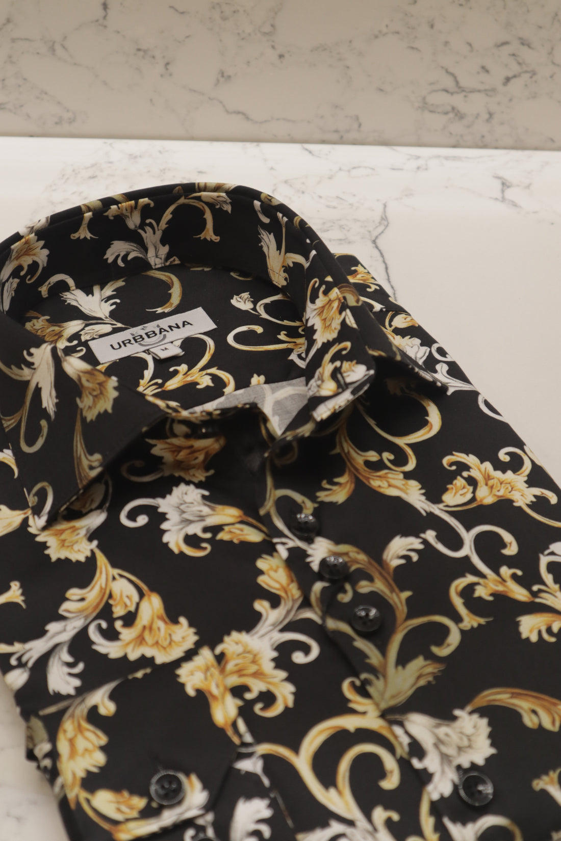 Elegant Men’s Floral Odyssey Shirt