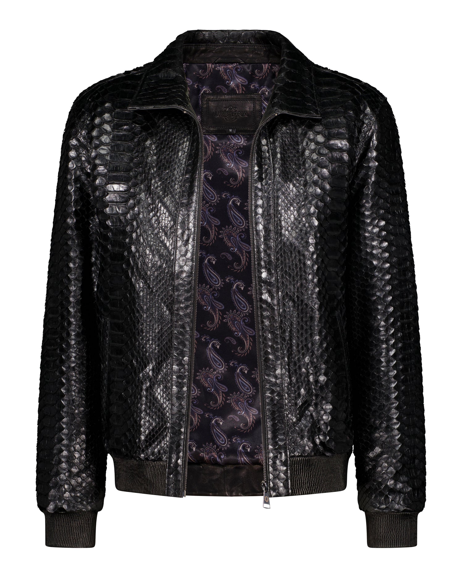 Python Leather Jacket - Premium Suede Jacket for Men
