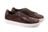 Miguel Python Skin Sneakers - Brown - URBBANA Handmade Shoes