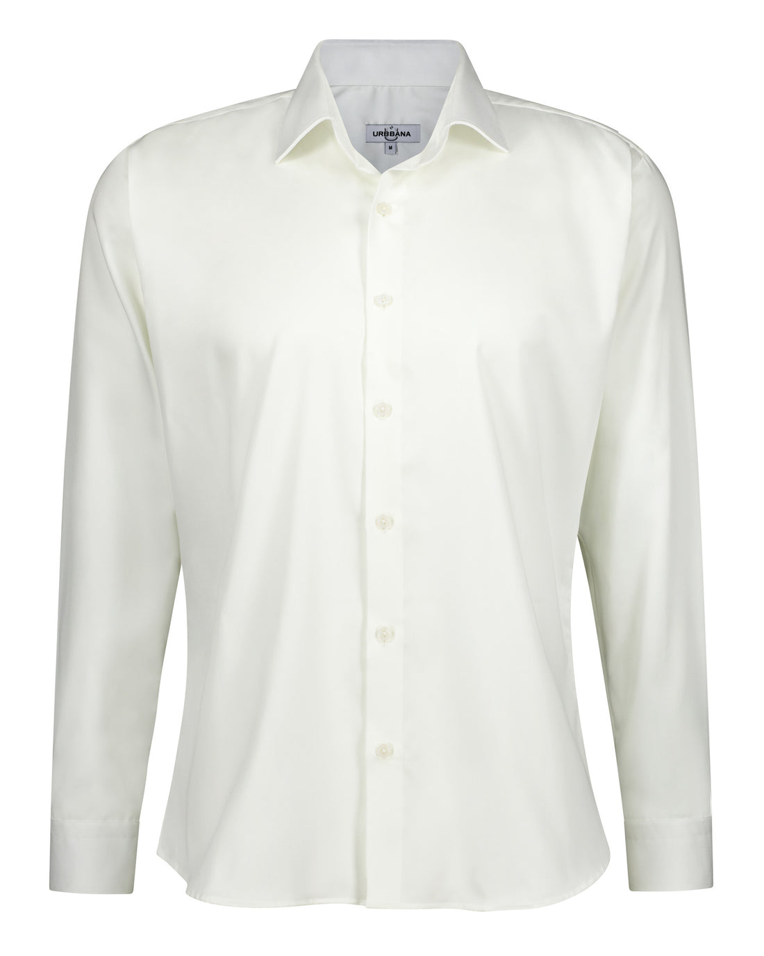 Remy Non Iron Shirt - White - Luxury URBBANA Shirts