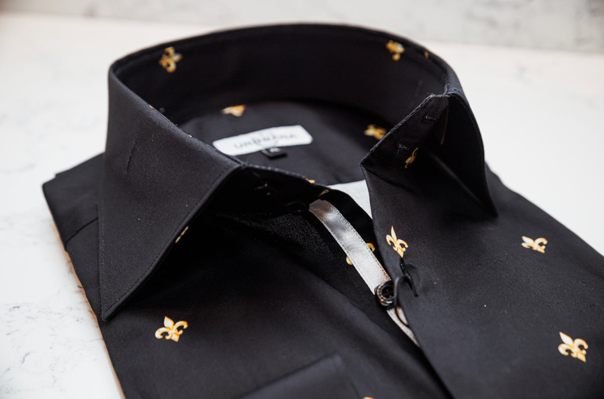 Fleur De Lis Shirt - Black - Shirt by Urbbana