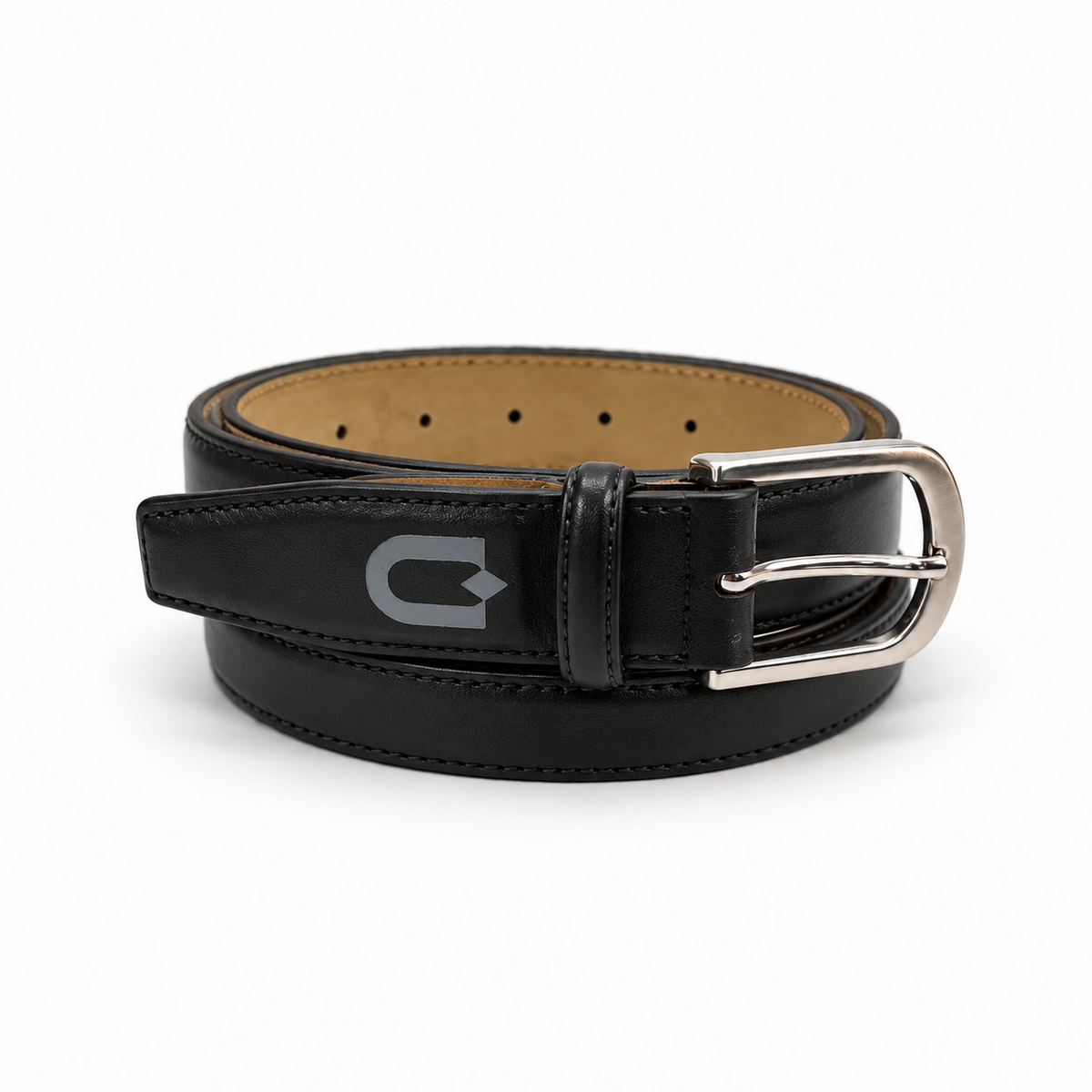 The U Belt - Black — studio product view