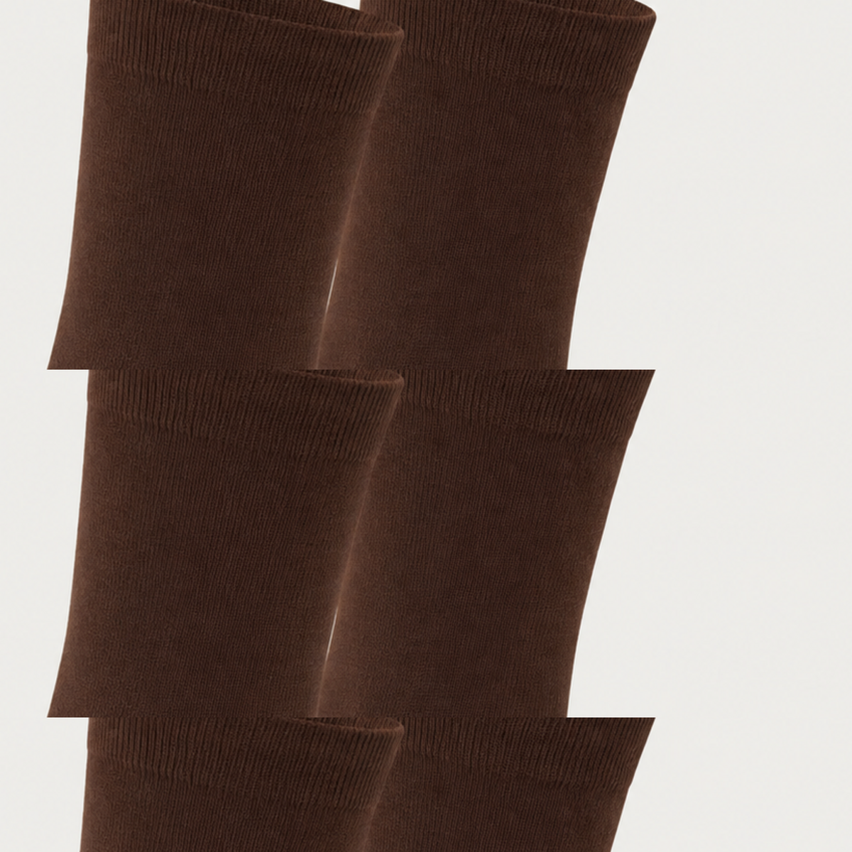 Detail view of Brown dress socks by URBBANA