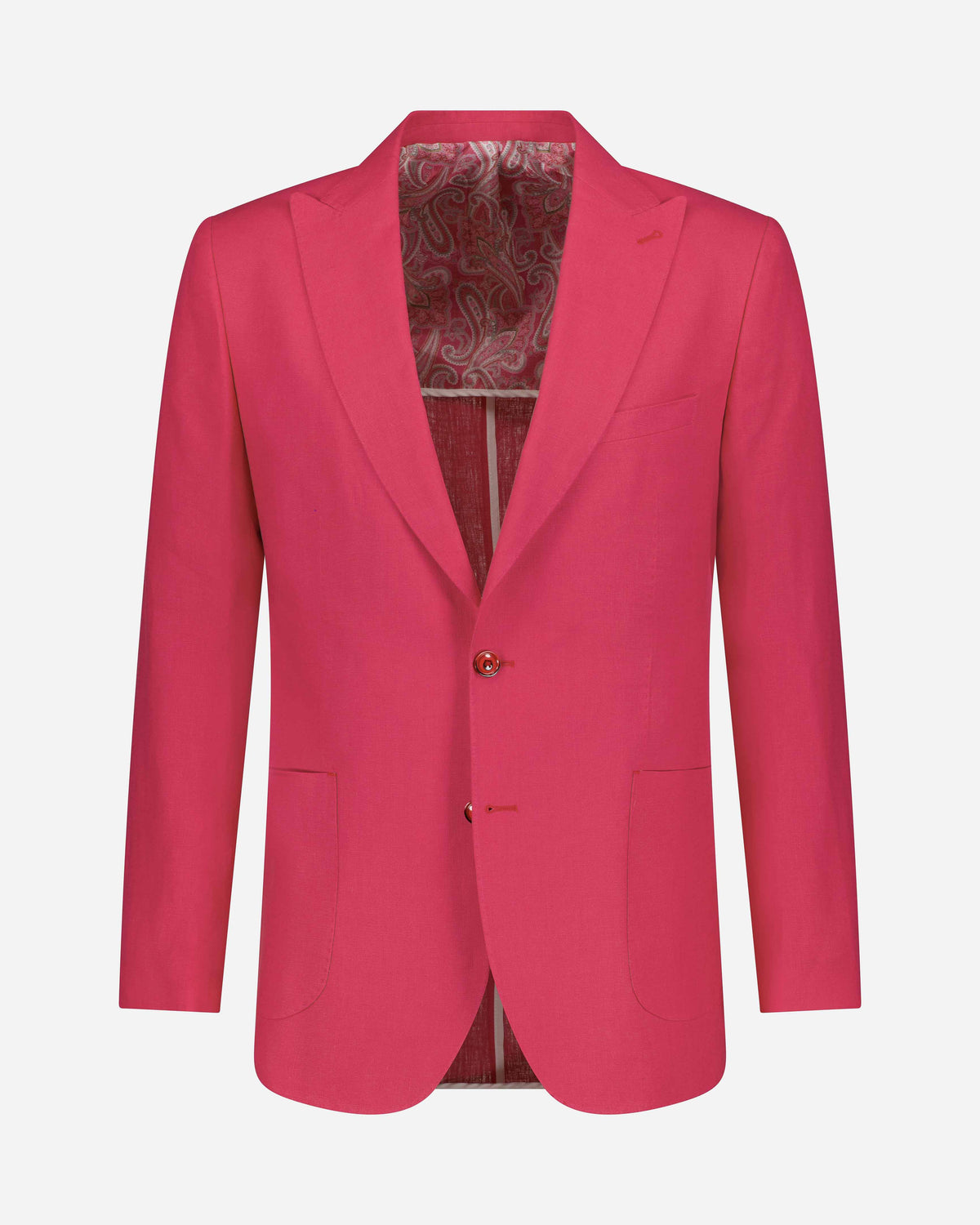 URBBANA Etreta pink linen jacket.