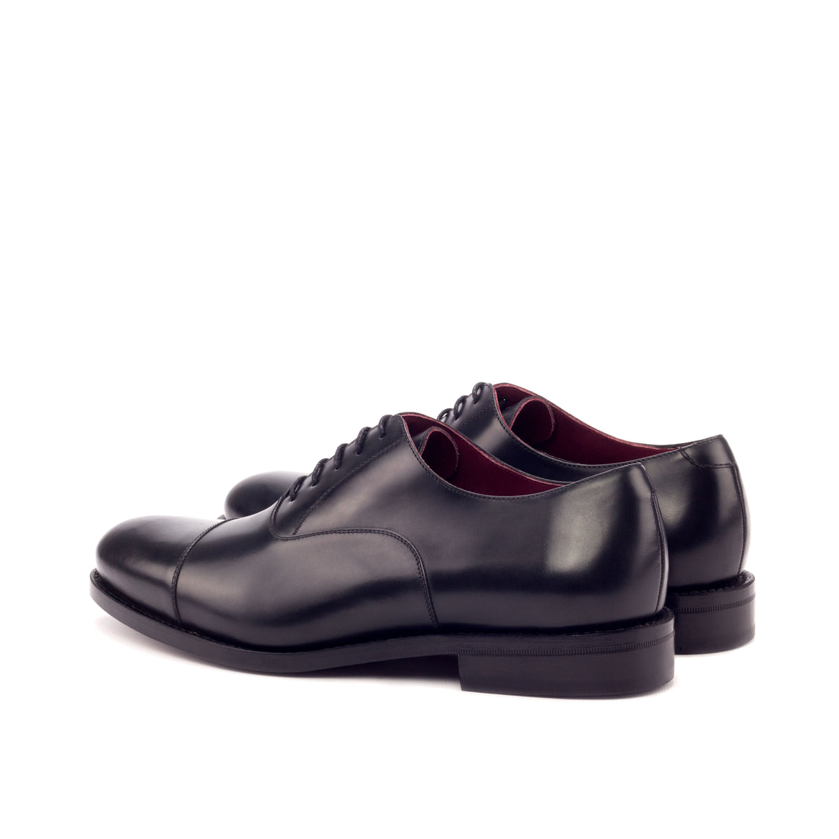 URBBANA Oxford Goodyear Welted Polished Calf Black angled view 6.