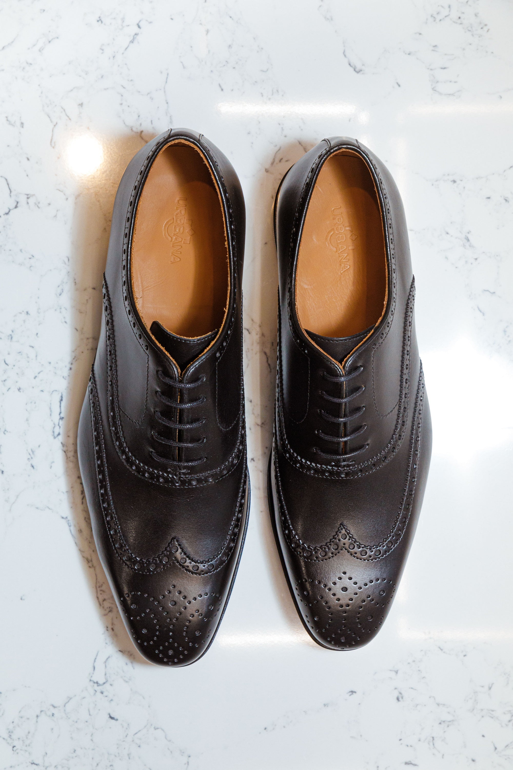 Black Brogues - Brogues by Urbbana