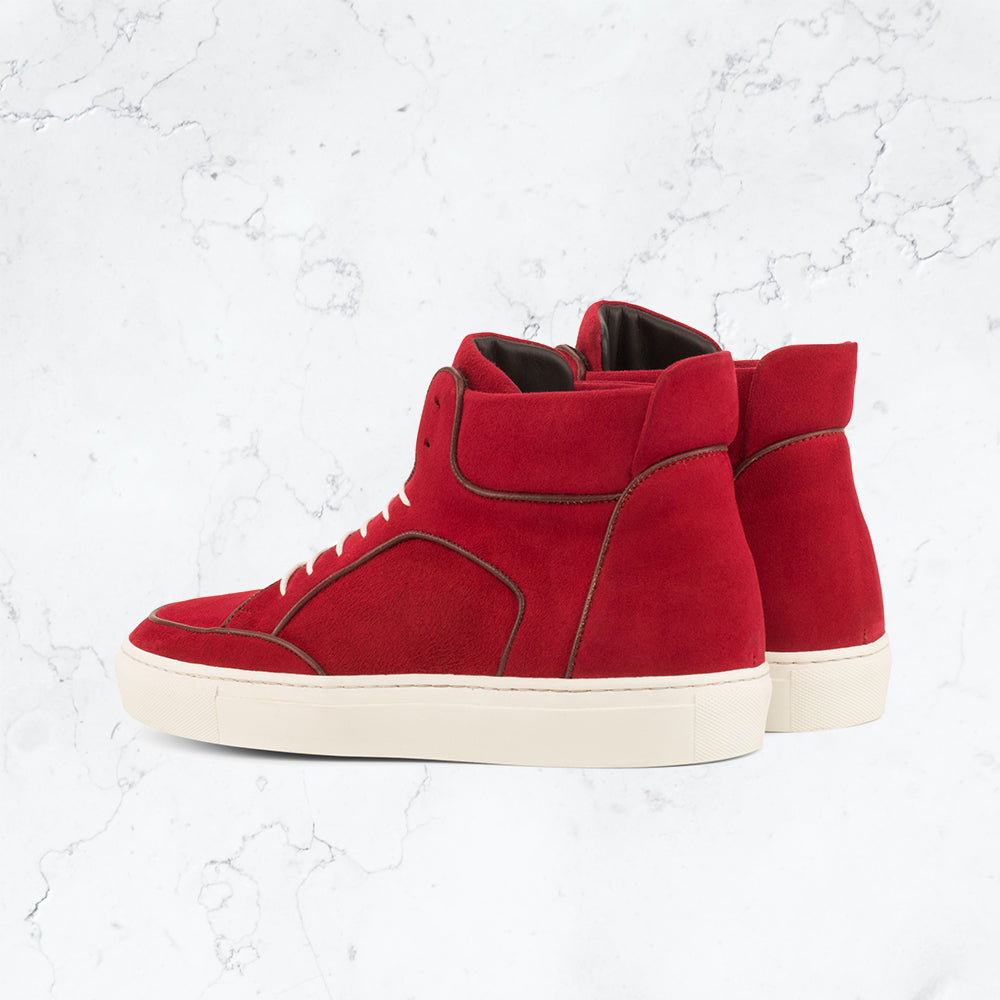 High Top - Casual II - Unique Suede - Red