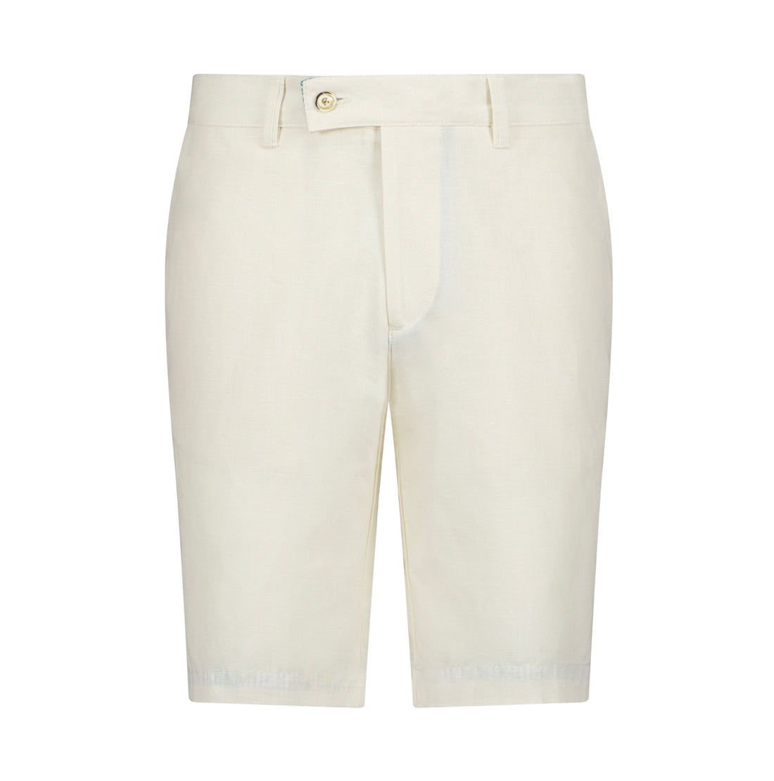 The Dante Linen Shorts - White - URBBANA Luxury Handmade Linen Shorts