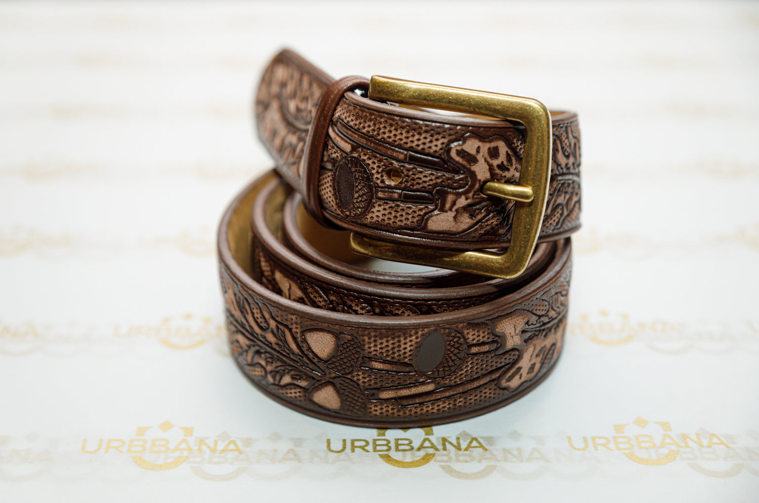 The Elton Belt - URBBANA Leather Belt Collection