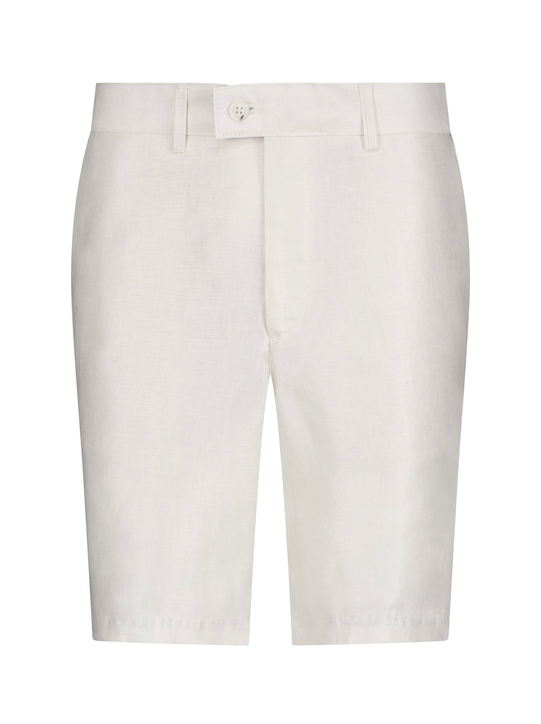 The Nuno Linen Shorts - White - URBBANA Luxury Handmade Linen Shorts