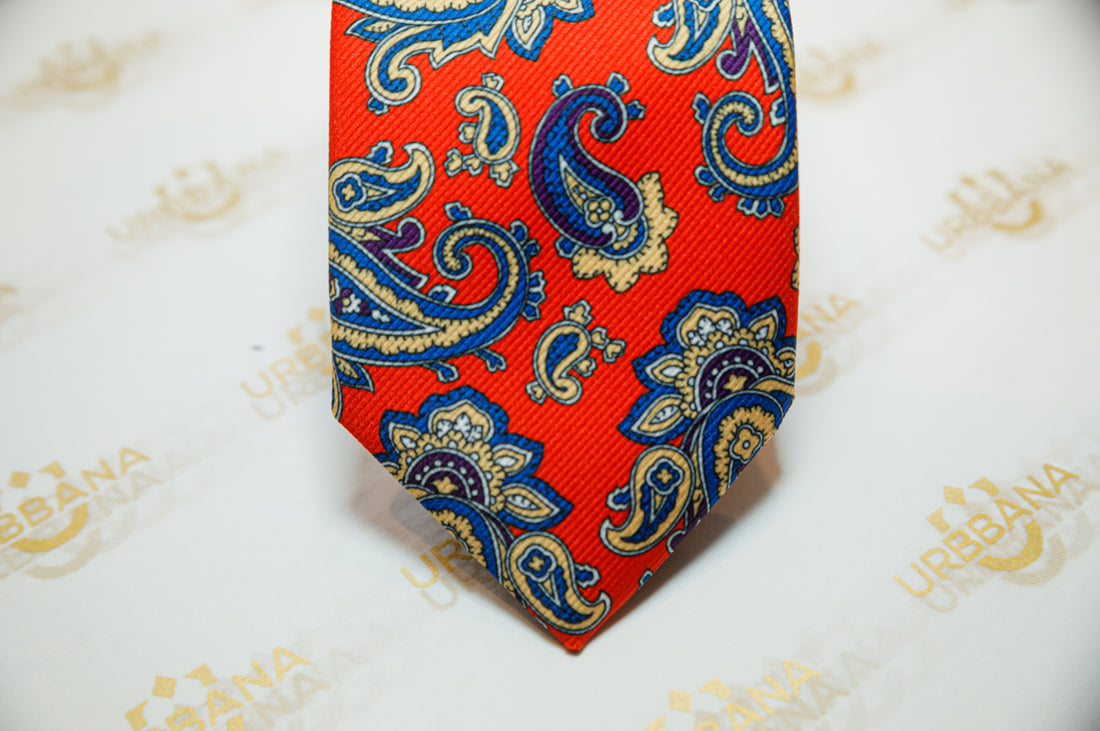 The Jeffs Silk Tie - Made in Italy - by Urbbana