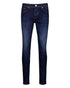 The Lukas Dark Blue Classic Jeans by Urbbana - Denim overalls for parties