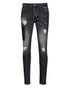 The Lazio Grey Ripped Jeans by Urbbana - Fashionable denim