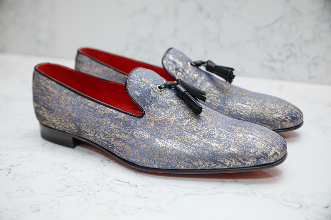 The Showtime Loafers - Purple/Gold - Loafers by Urbbana