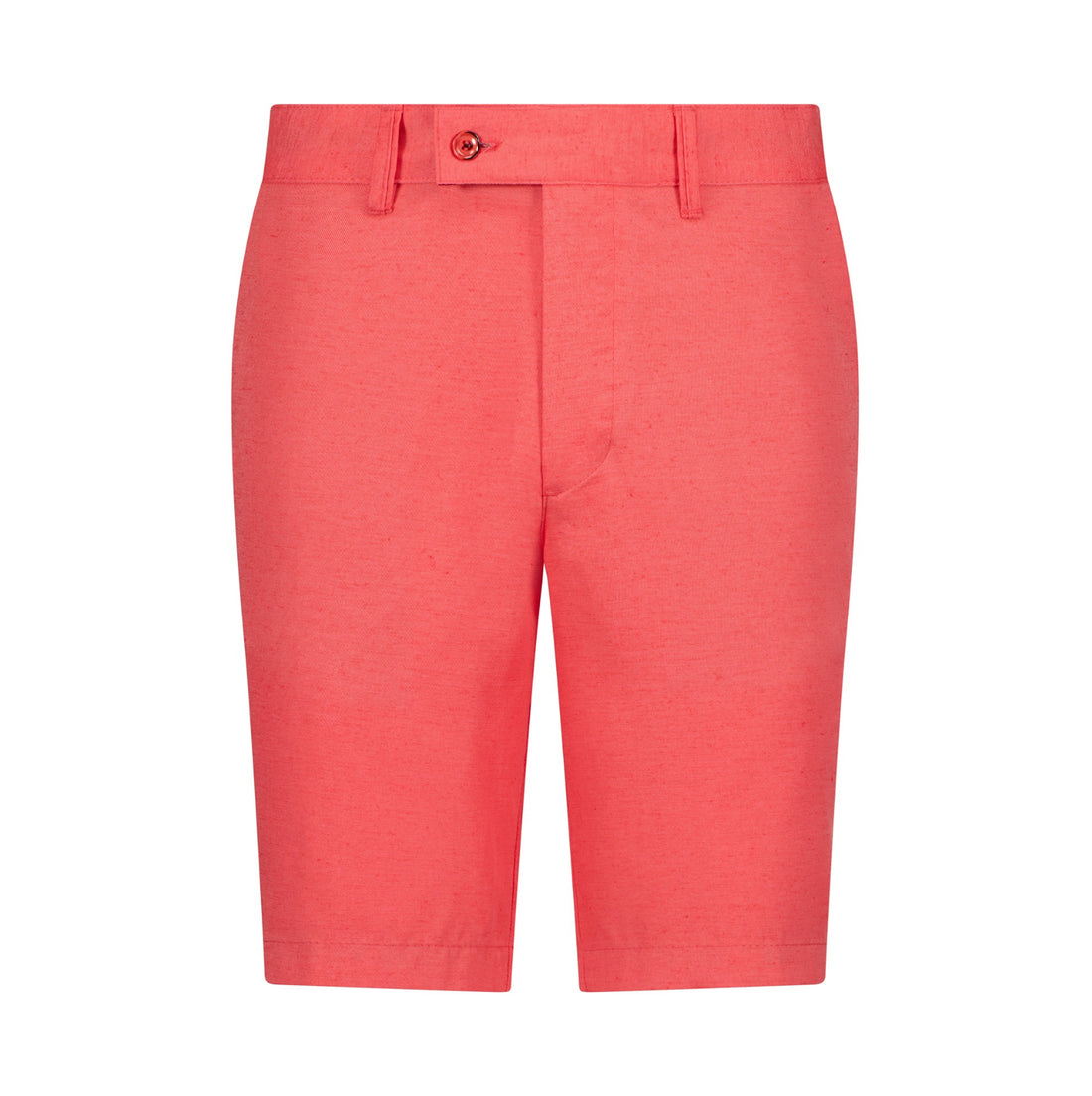 The Dante Linen Shorts - Coral - URBBANA Luxury Handmade Linen Shorts