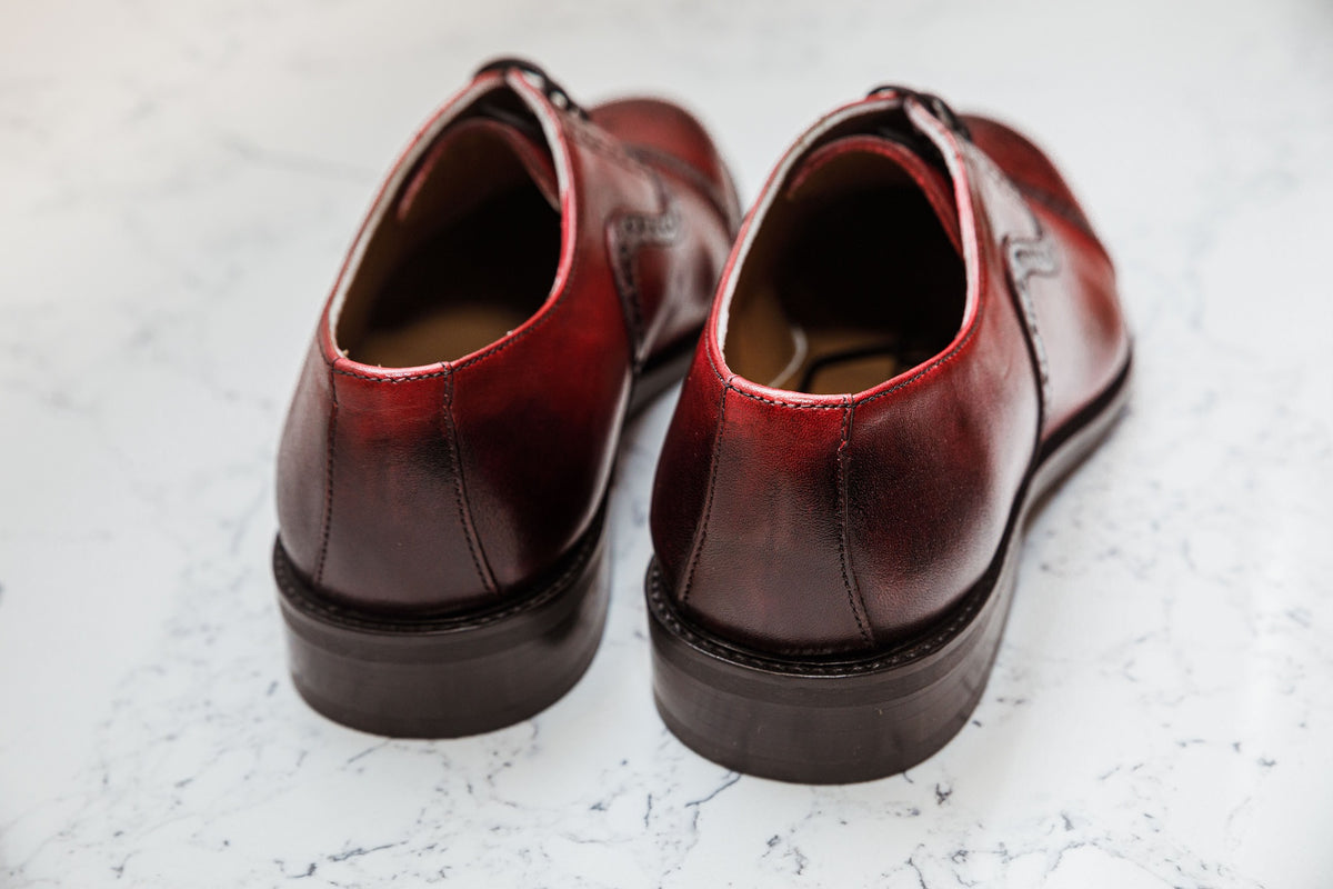 Burgundy Brogues - Brogues by Urbbana