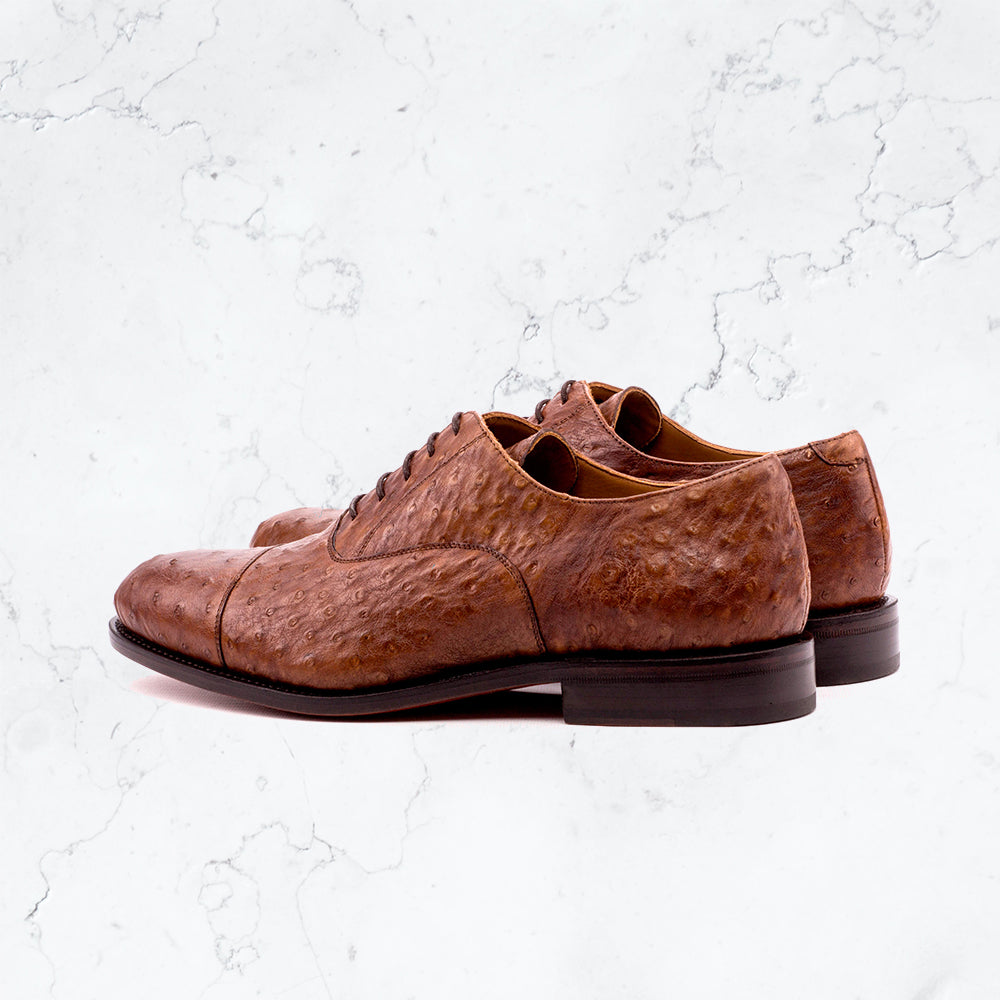 Genuine Ostrich Oxford - Dress I - Premium Quality Footwear