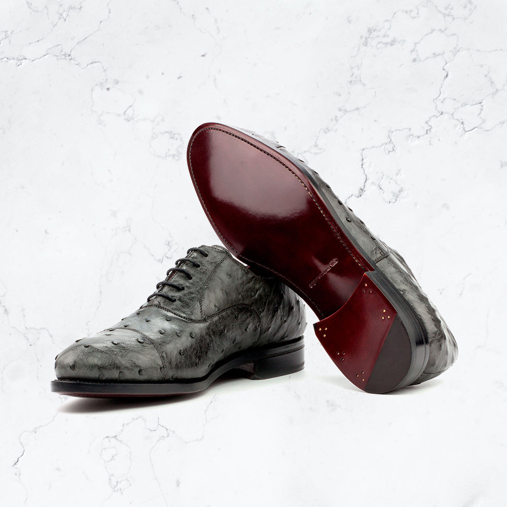 Genuine Ostrich Oxford - Dress IV - Elegant Footwear
