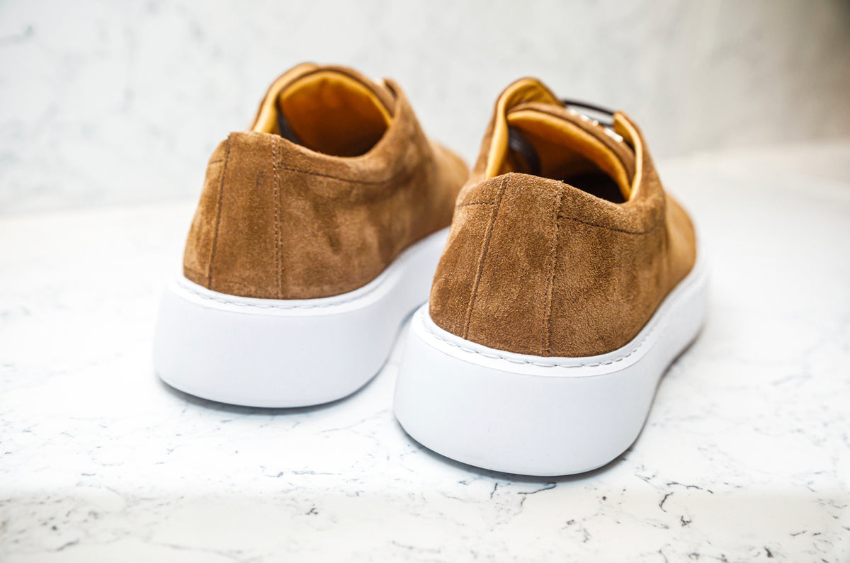The Carlito Suede Sneakers - URBBANA Handmade Shoes