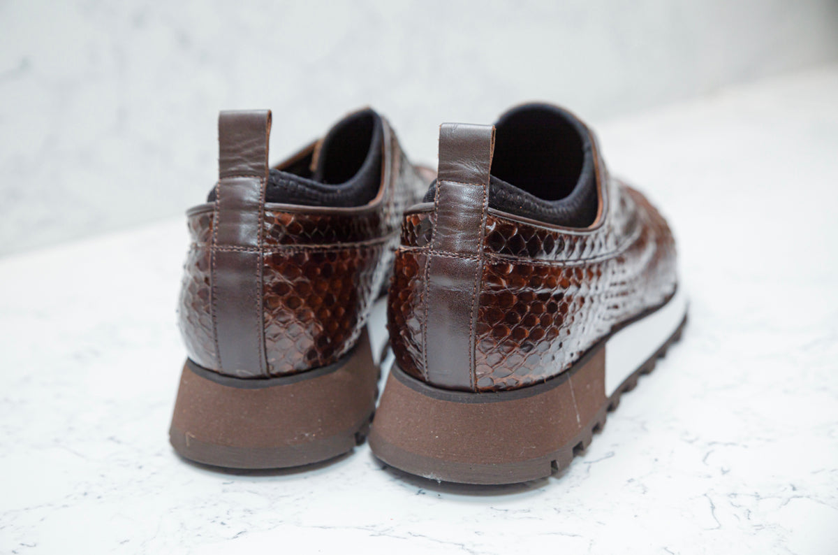 The Eduardo Python Sneakers - URBBANA Footwear