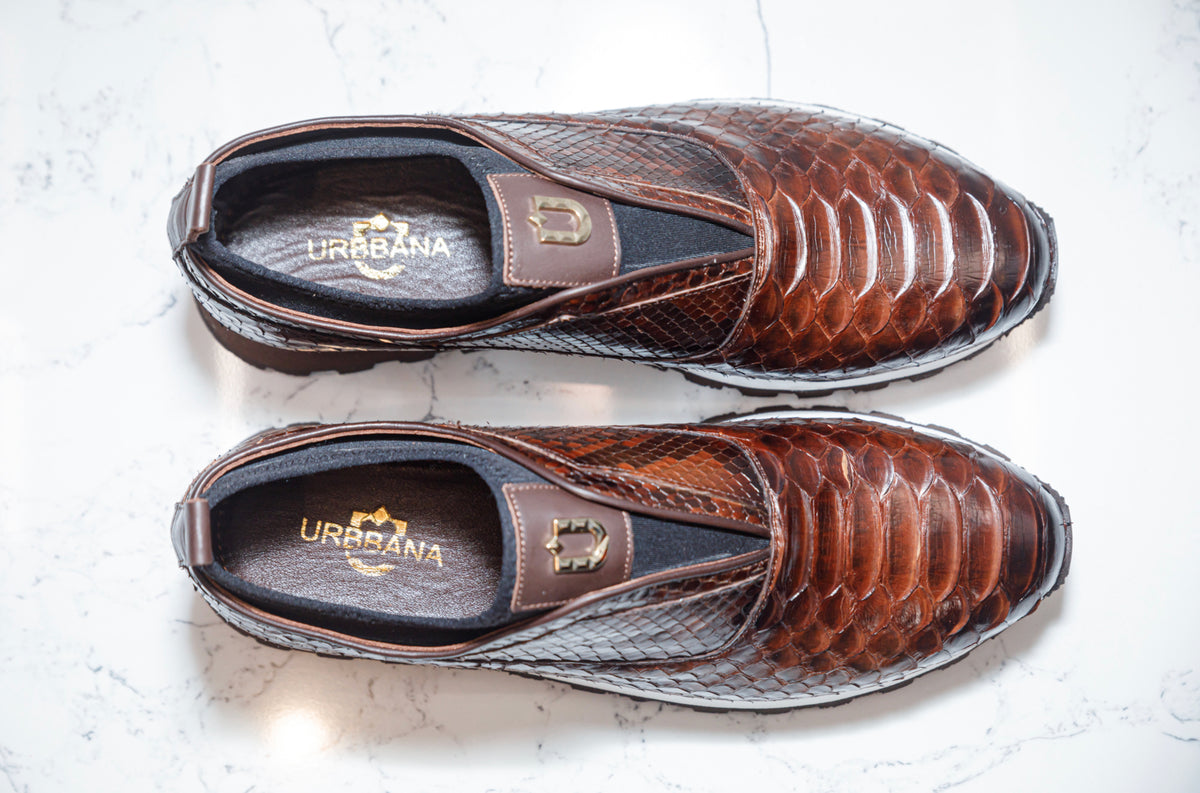 The Eduardo Python Sneakers - URBBANA Shoes