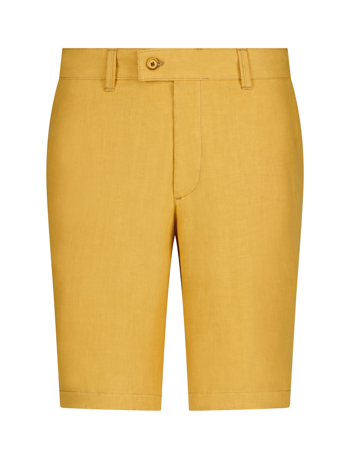 The Nuno Linen Shorts - Yellow - URBBANA Luxury Handmade Linen Shorts