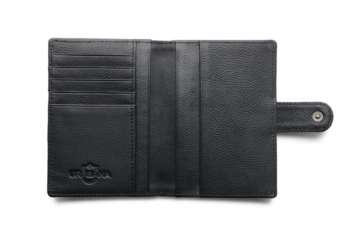 The Passport Wallet - Black - by Urbbana