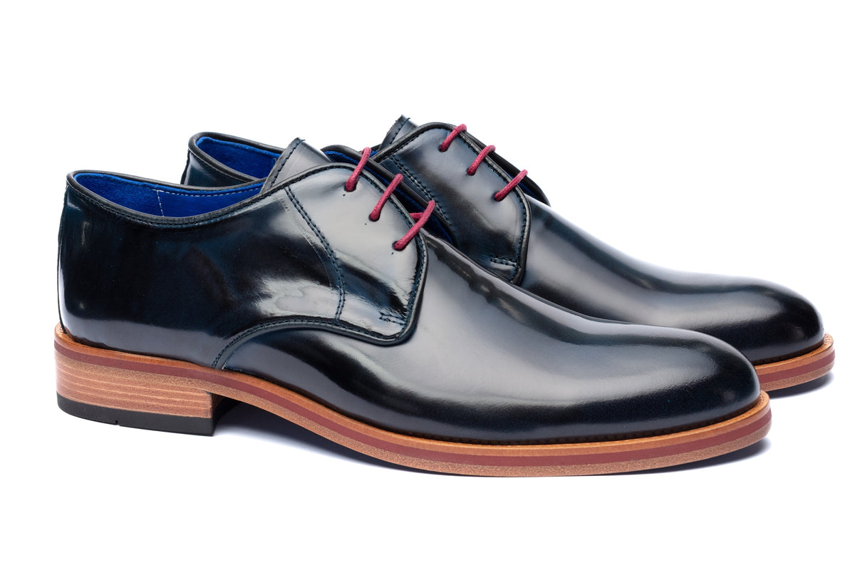 The Wellington Shoes - Navy - Luxury Shoes by Urbbana