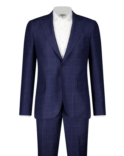 MichaelAngelo Loro Piana Cloth Suit - Blue Check - Made in Italy