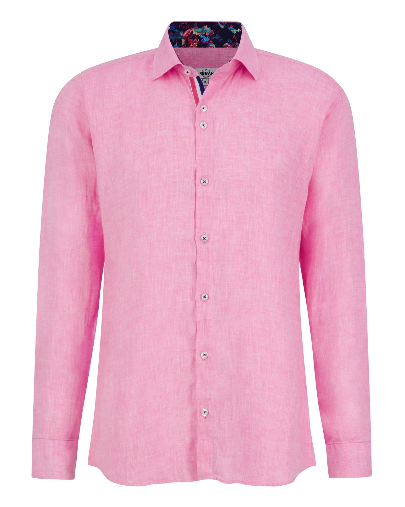 Persepolis Linen Shirt - Pink - Shirt by Urbbana