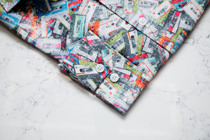 The Cassette Silk Blend Shirt - Shirt by Urbbana