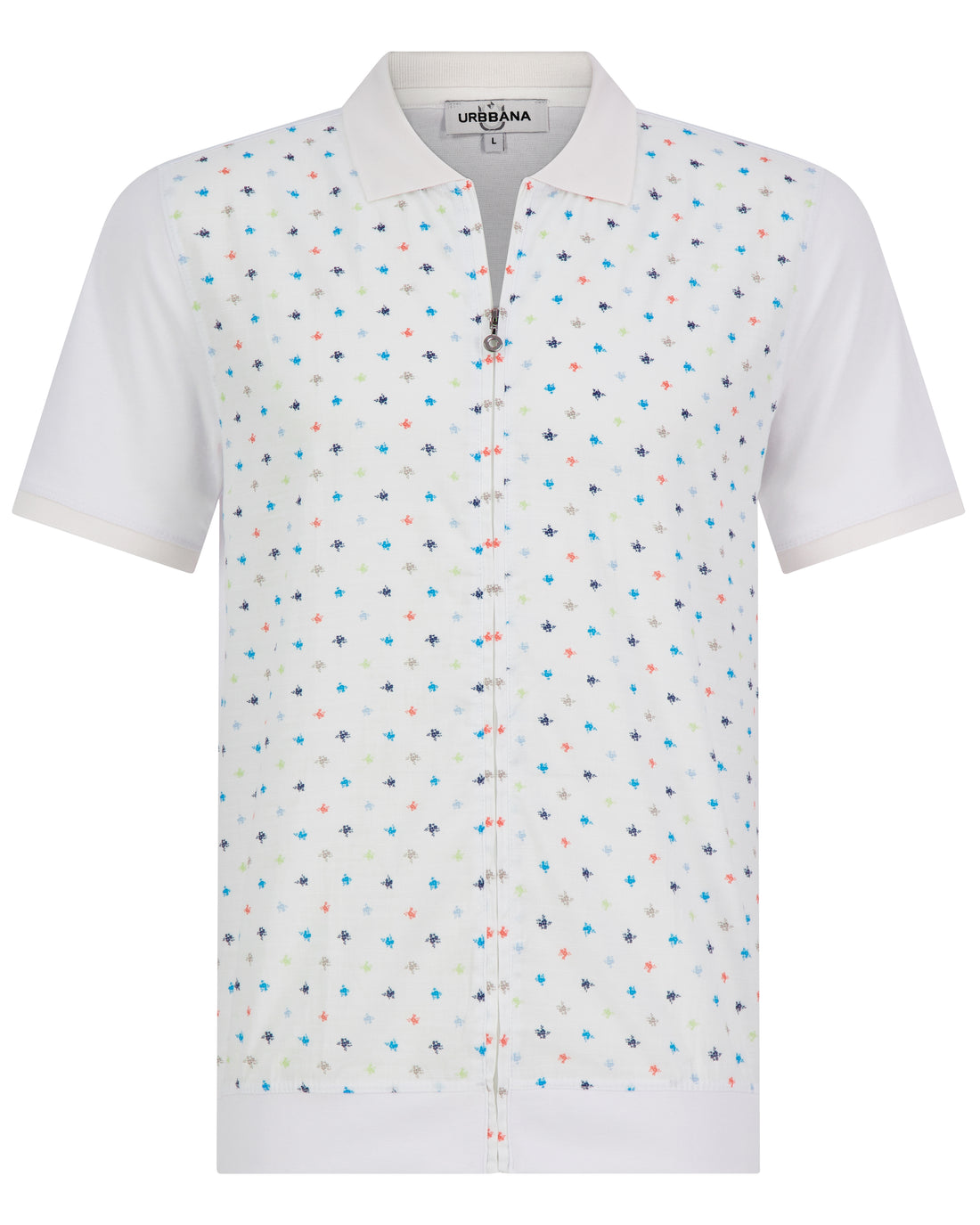 Athens cotton/linen polo - Mini Floral