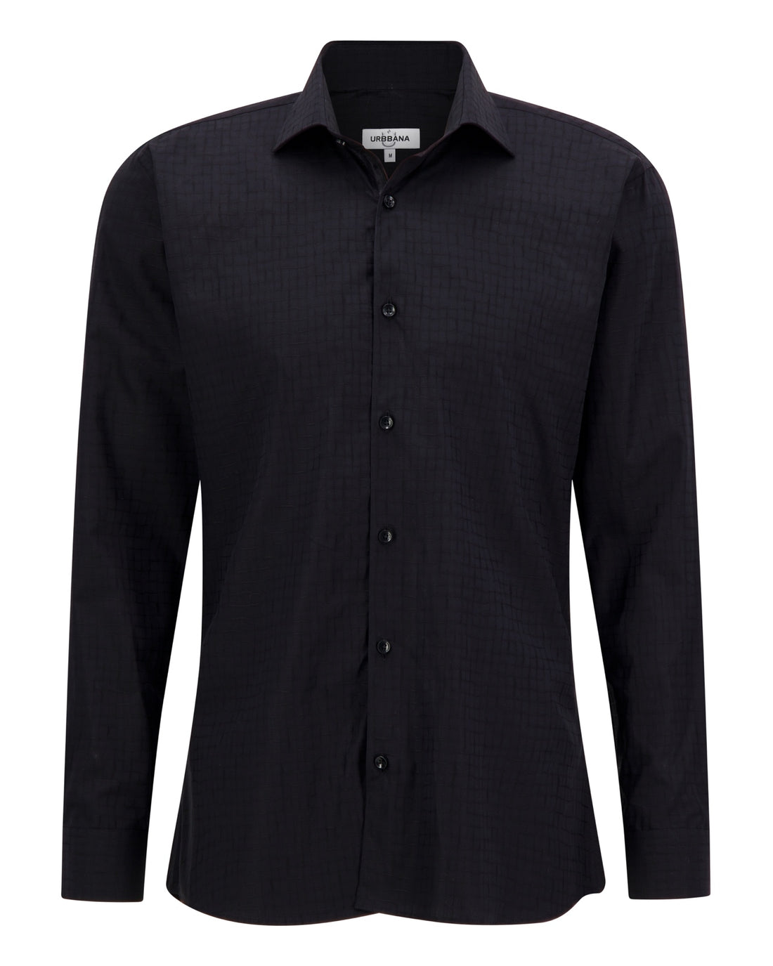 Croc Jacquard Shirt - Black - Unique URBBANA Shirt Designs