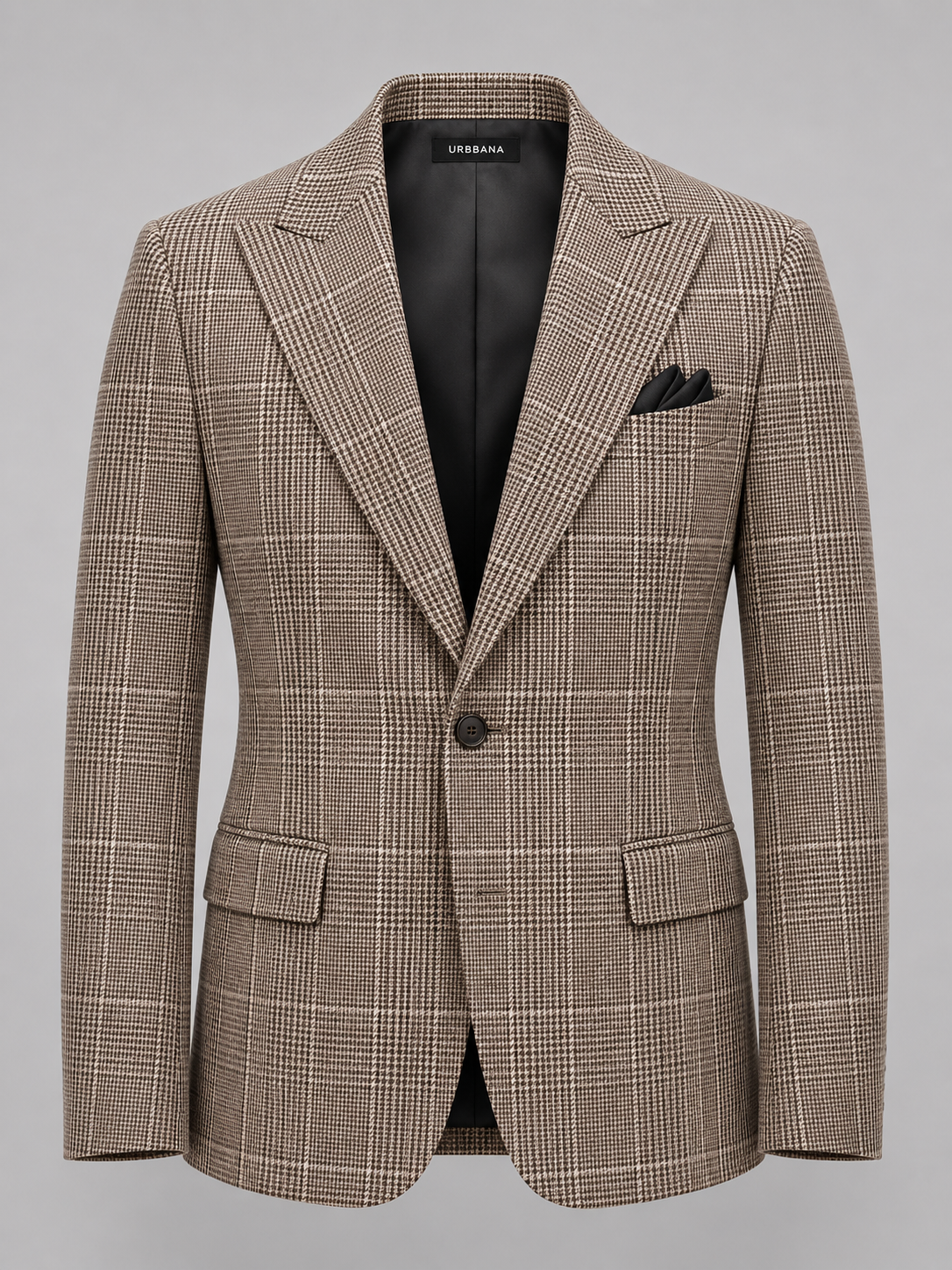 The Ascot Blazer - Brown Glen Check HS