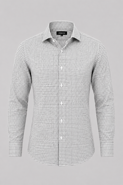 The Warhol Check Shirt - Grey