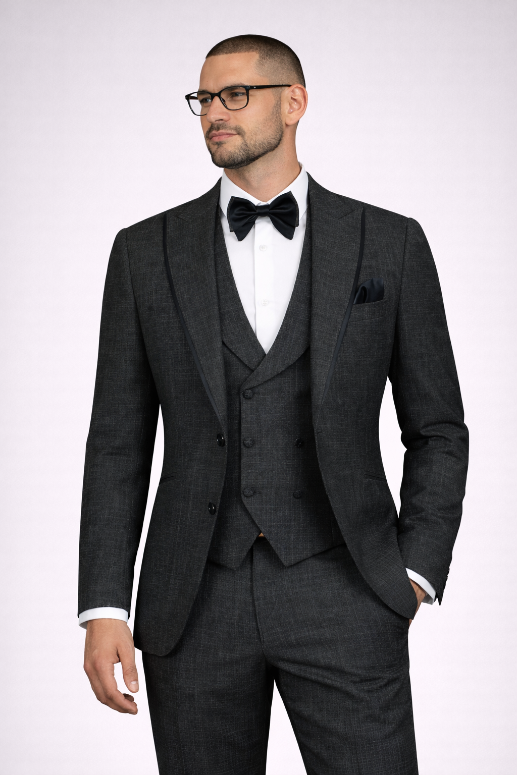 The Alkonost Emerald Ceremonial 3pc Suit - Green