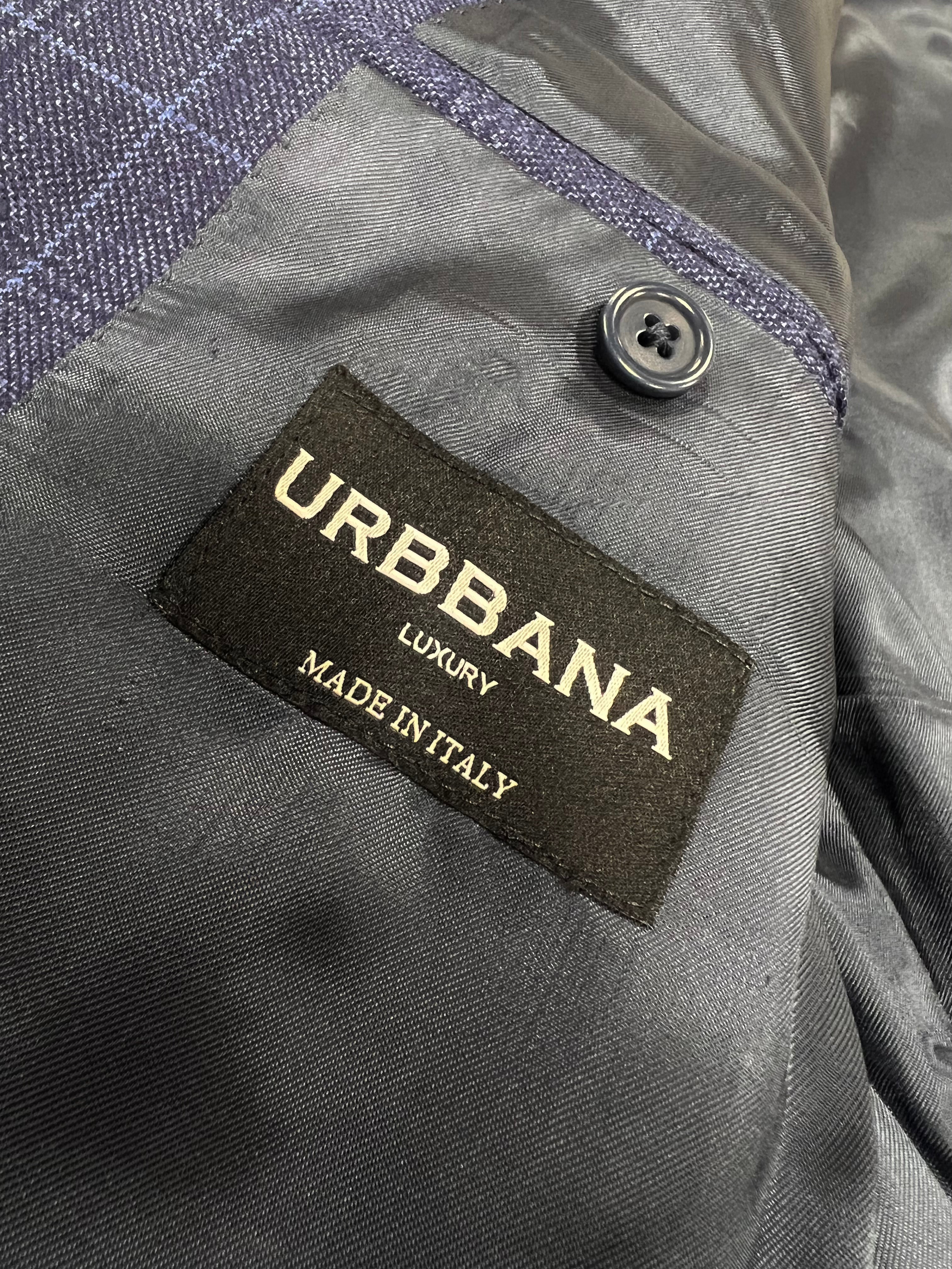 MichaelAngelo Loro Piana Cloth Suit - Blue Check - Made in Italy - Suit by Urbbana