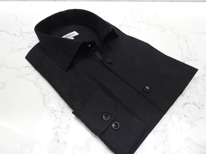 Croc Jacquard Shirt - Black