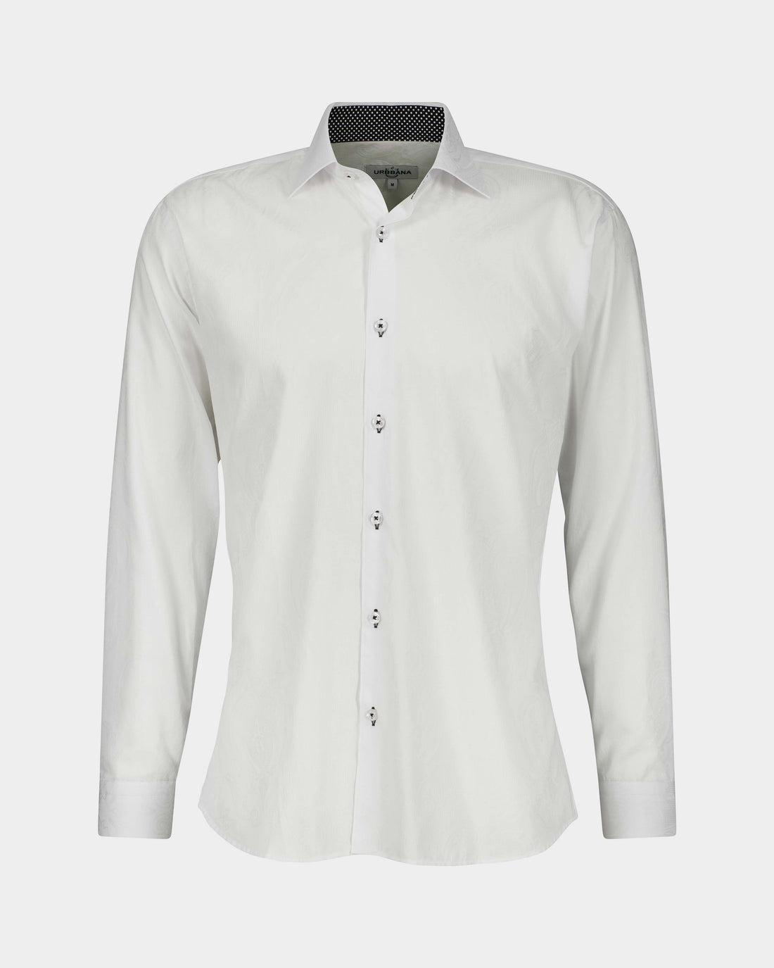 Jacquard Shirt Fabric with Textured Pattern- Urbbana