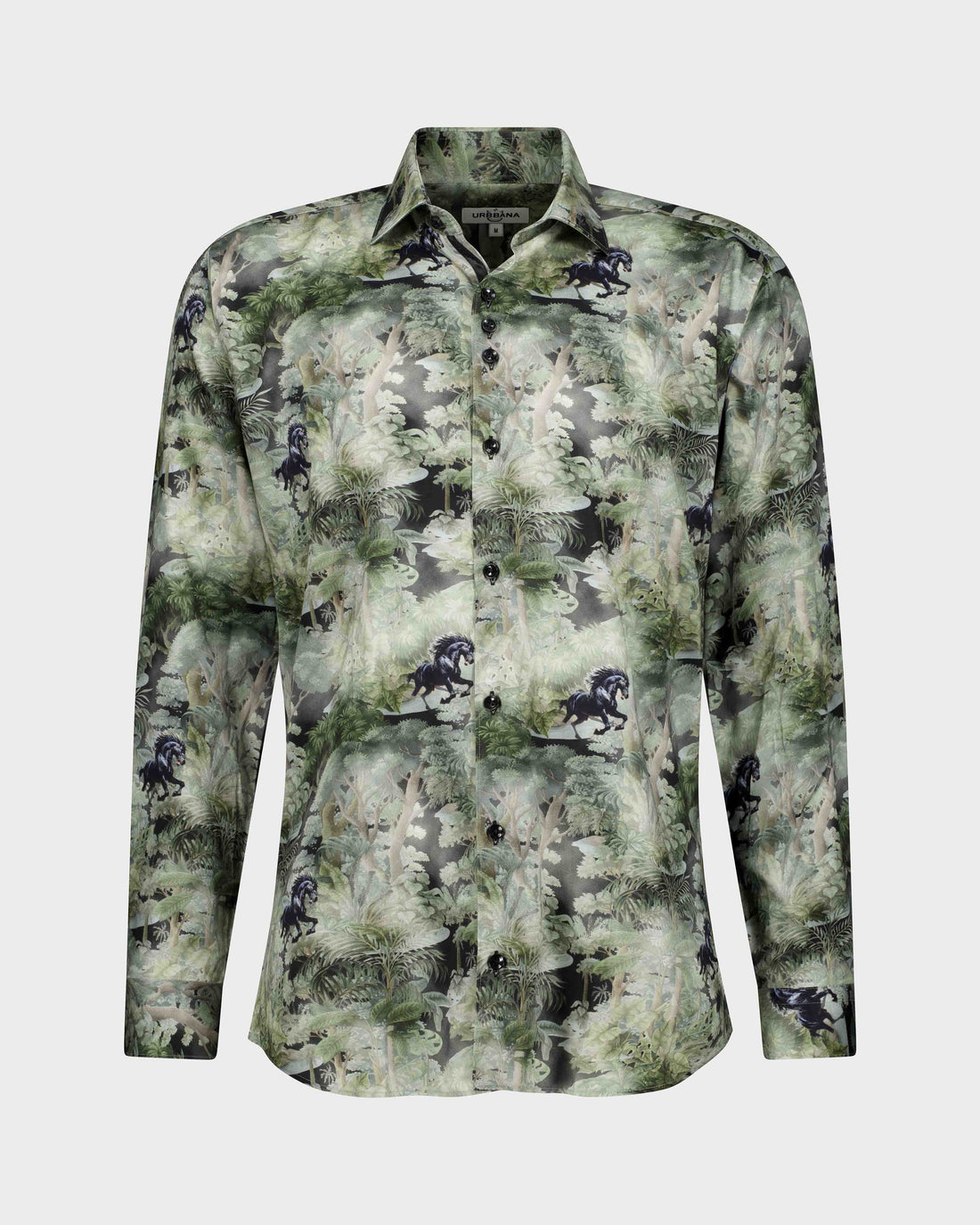 URBBANA Shirt Featuring Lush Forest Print