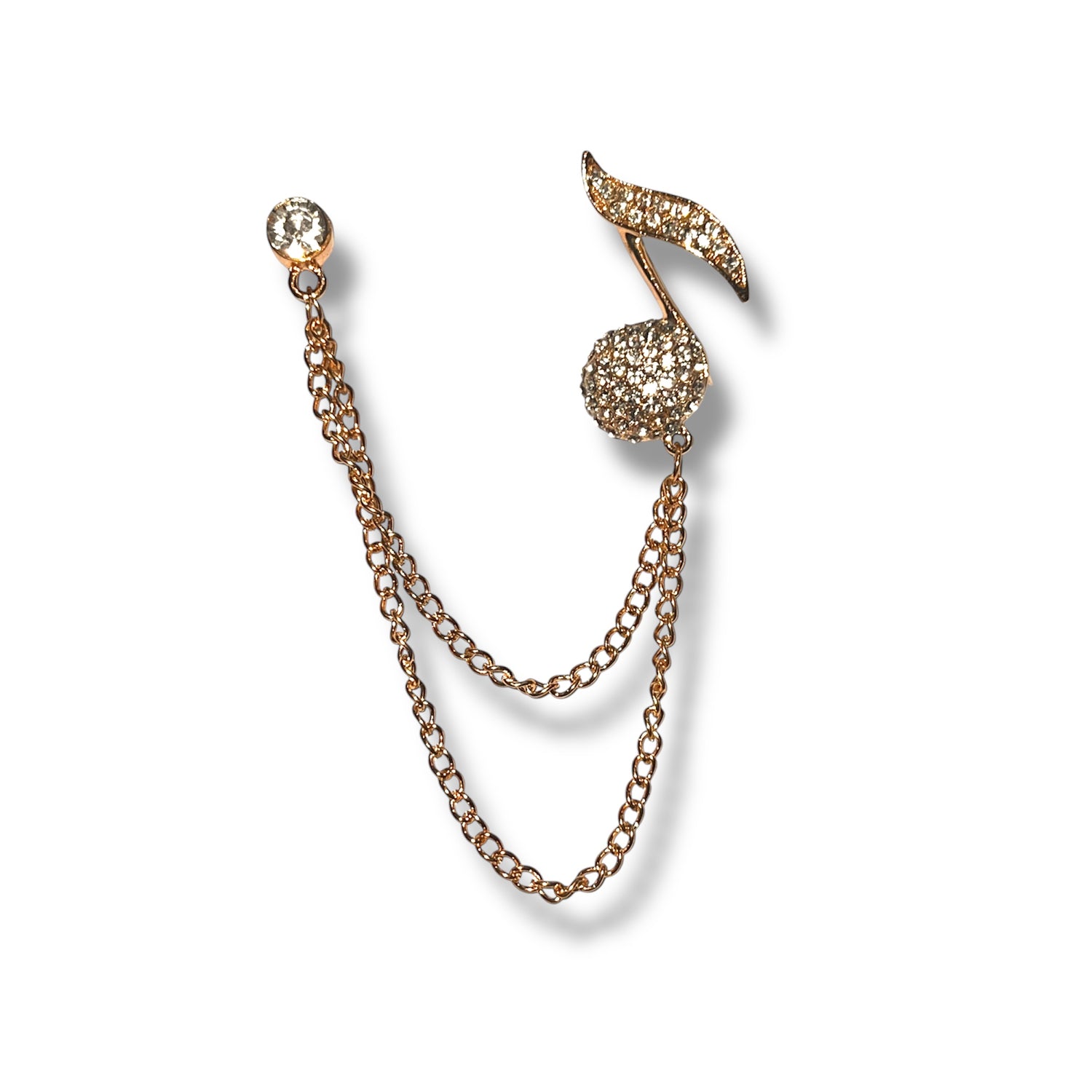 URBBANA Embellished Lapel Pin – A Stylish Accessory for Elegance and Personality