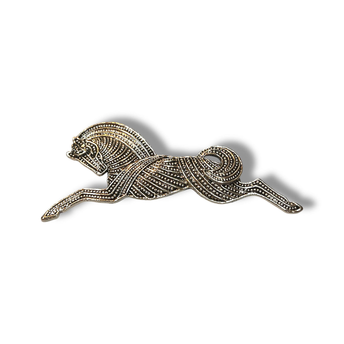 Trojan Lapel Pin - Silver