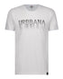 Fine Cotton URBBANA T-shirt with Crystal Rhinestone Embellishment - White - t-shirt by Urbbana